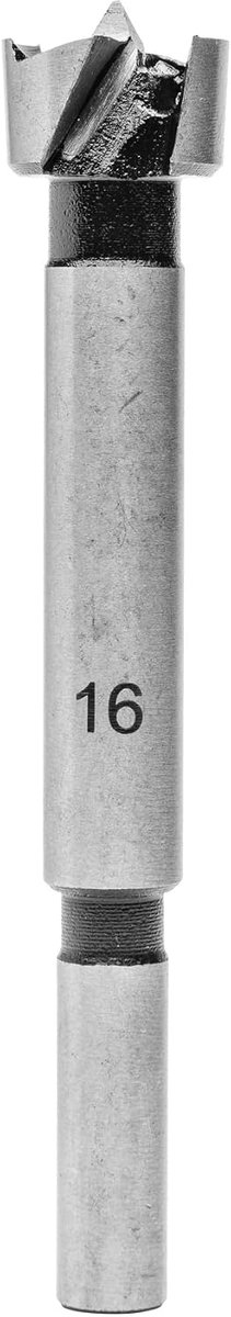 ENT 25004 Forstner drill, Tool steel (WS), Shank diameter (S) 8 mm, Drill diameter (D) 16 mm, L 90 mm - ShopVlot
