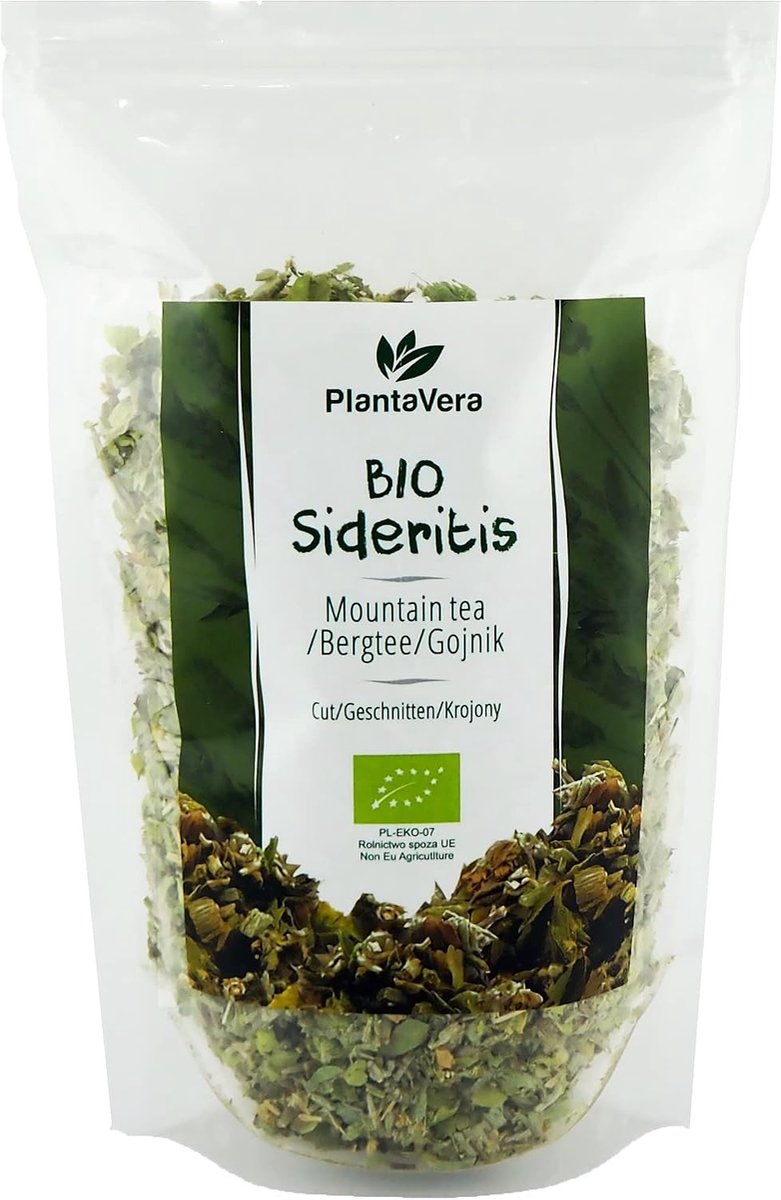 Organic Sideritis, Mountain Tea BIO, Ironwort Cut Flowers, Sideritis scardica 300G - ShopVlot