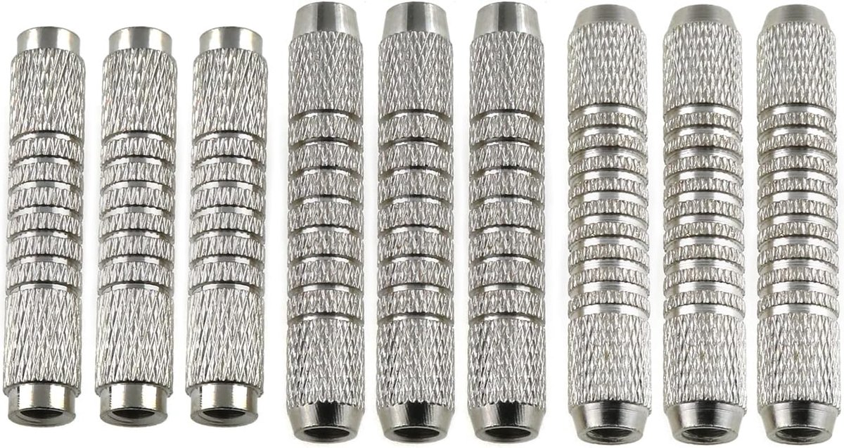 9pcs 10/12/14G Dart Barrels Replacement Set Silver for Dart Practice - ShopVlot