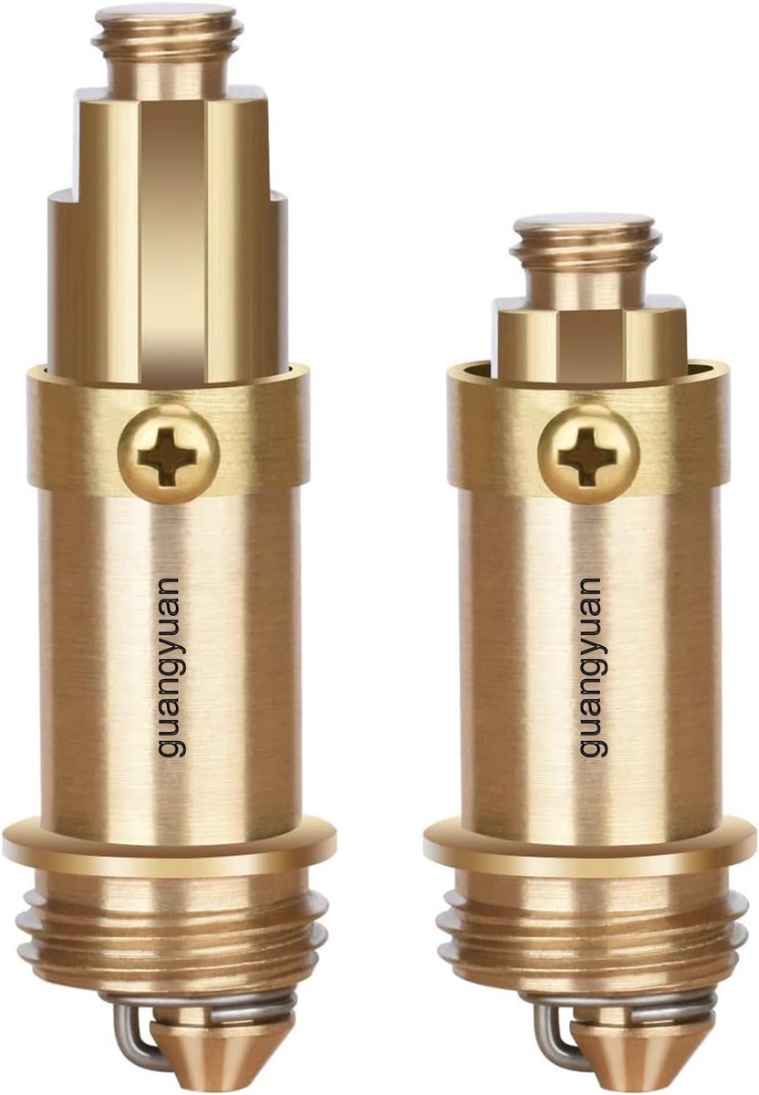 Brass Pop-up Click Clack Bath Drain Spring Plug, 2 Pieces, Replacement for Sink Bathtub Sink Sink Drain Sink Stopper - ShopVlot