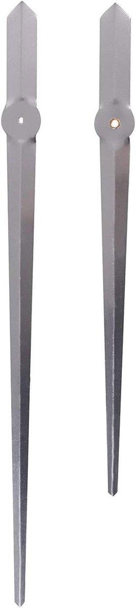 Mintime DIY Wall Clock Hands for Frameless Large 3D Wall Clock Accessories (Silver) - ShopVlot