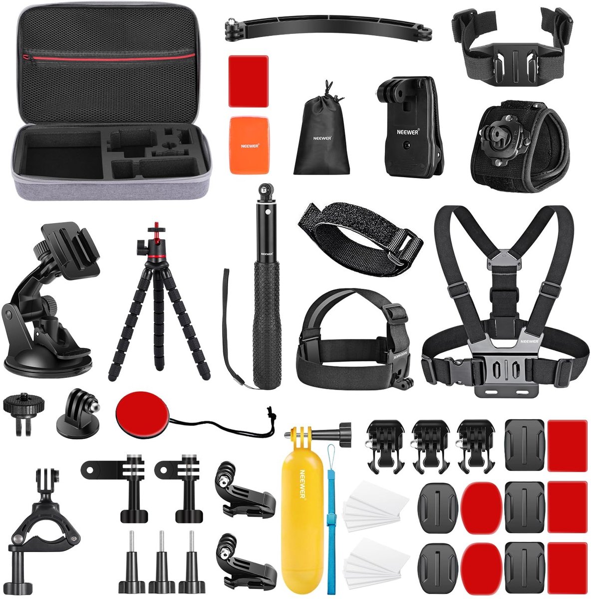 Solidchoice - 51-in-1 Accessoire Kit voor Actiecamera's