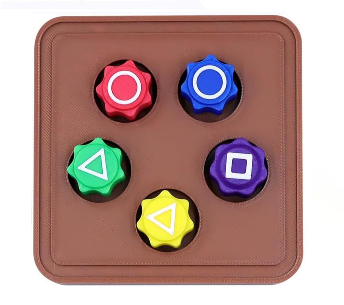 Solidchoice - Traditioneel Koreaans Gonggi Spel met 5 Stenen en Basis