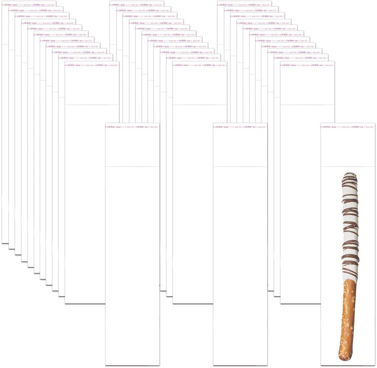 Solidchoice - 300 Stuks Zelfklevende Celofaanzakjes 2 x 8 Inch