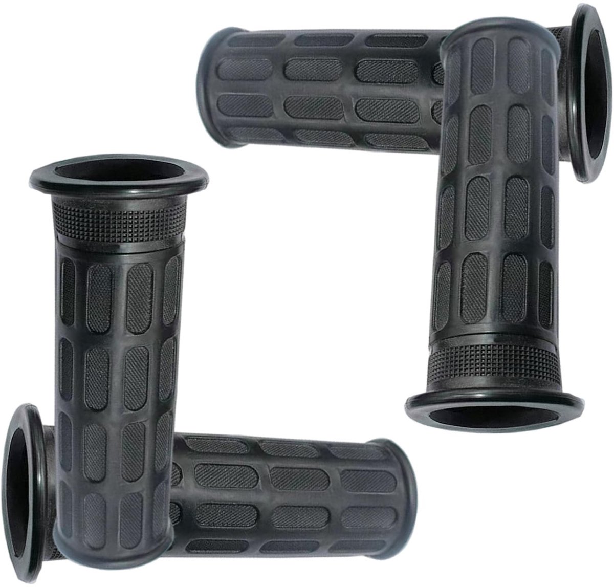 Solidchoice - 4 Stuks Rubber Handgrepen voor Fietsen en Rolstoelen