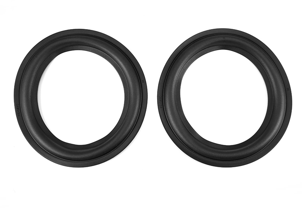Solidchoice - 2 Stuks Rubber Speaker Edge Surround Ringen voor Reparatie