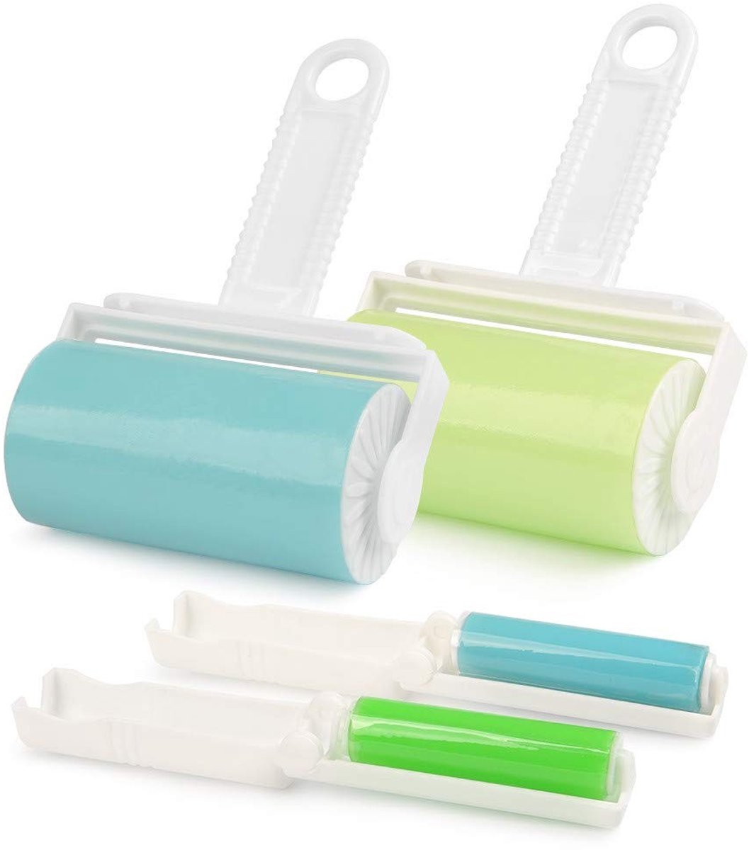 Solidchoice - Set van 2 Herbruikbare Lintrollers voor Kleding en Meubels