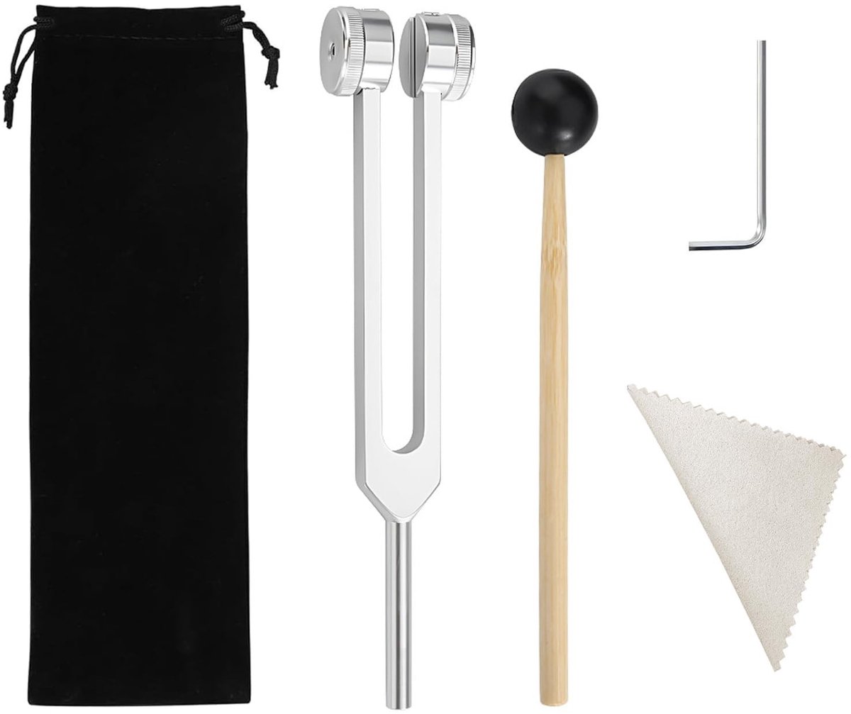 Solidchoice - 21,5 Cm Verstelbare Aluminium Stemvork voor Klanktherapie