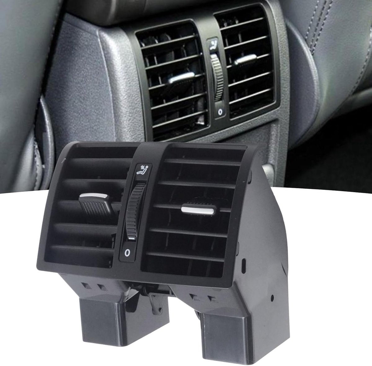 Ventilatiegrille 1TD819203A - Vervangingsonderdeel - Volkswagen Touran/Caddy - Geschikt voor center console - ShopVlot