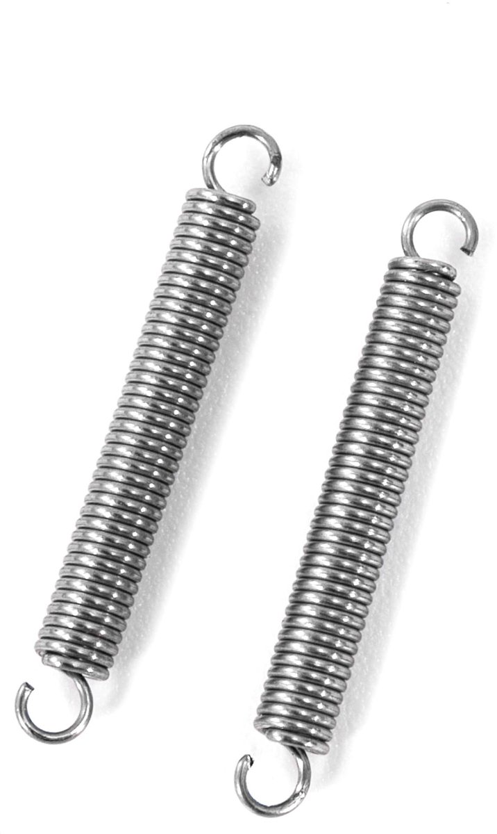 Solidchoice - Set van 20 Rvs Spiraalveren met Haken