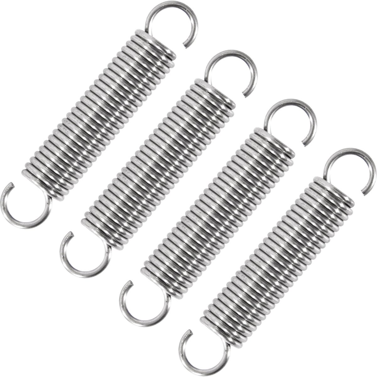 Solidchoice - Tension Springs met Dubbele Haak 60 mm, Set van 4 Stuks