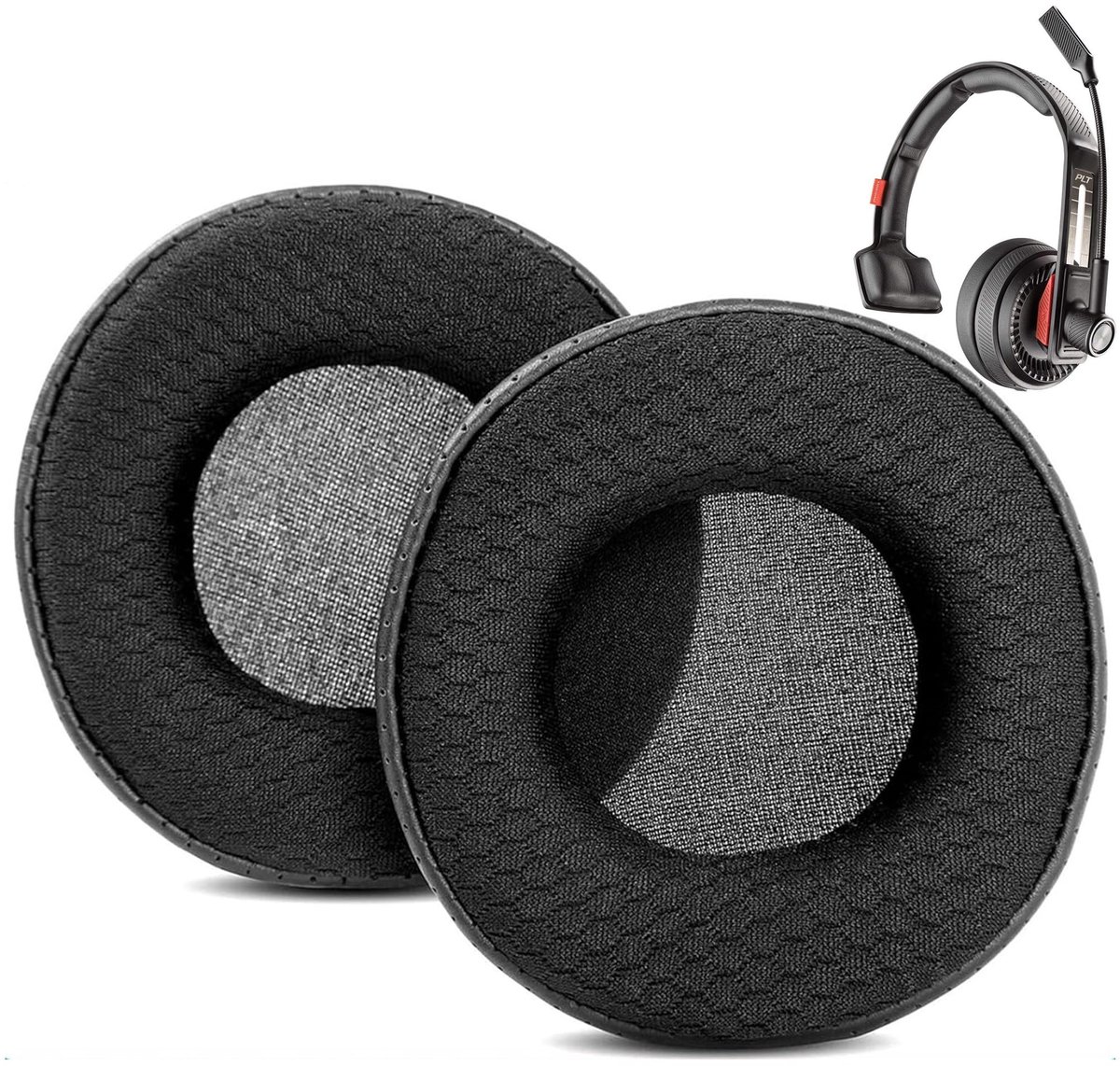 Solidchoice - Vervangende Oorkussens voor Headsets met Geheugenfoam
