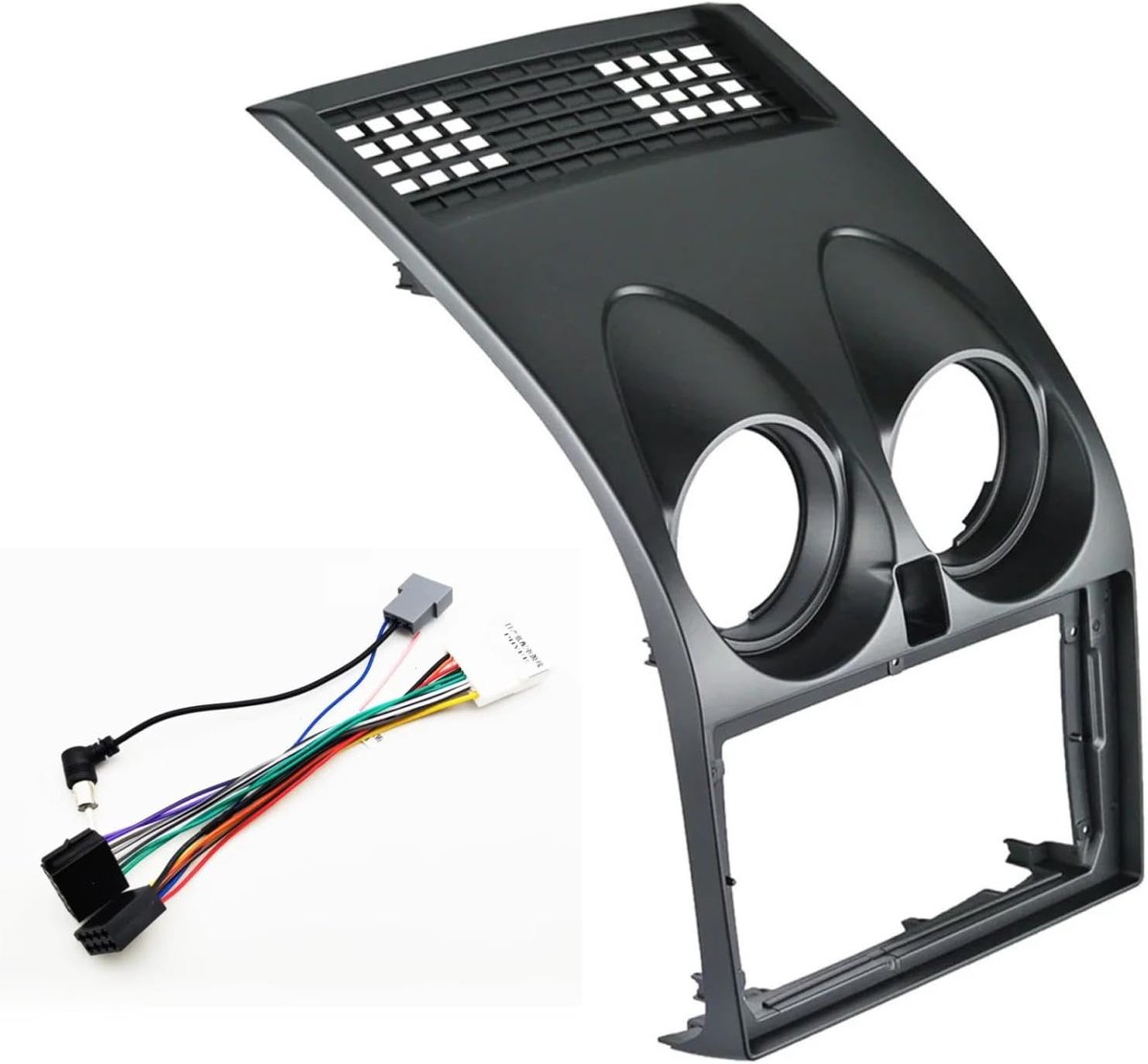 Inbouw autoradio adapter 9" inch - zwart - voor Nissan Qashqai 2007-2014 - eenvoudig te installeren - ShopVlot