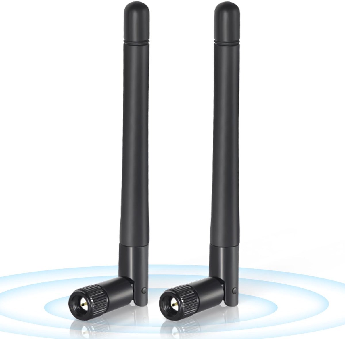 Solidchoice - Dual Band WiFi Antenne 3dBi met SMA Male Connector (2 stuks)