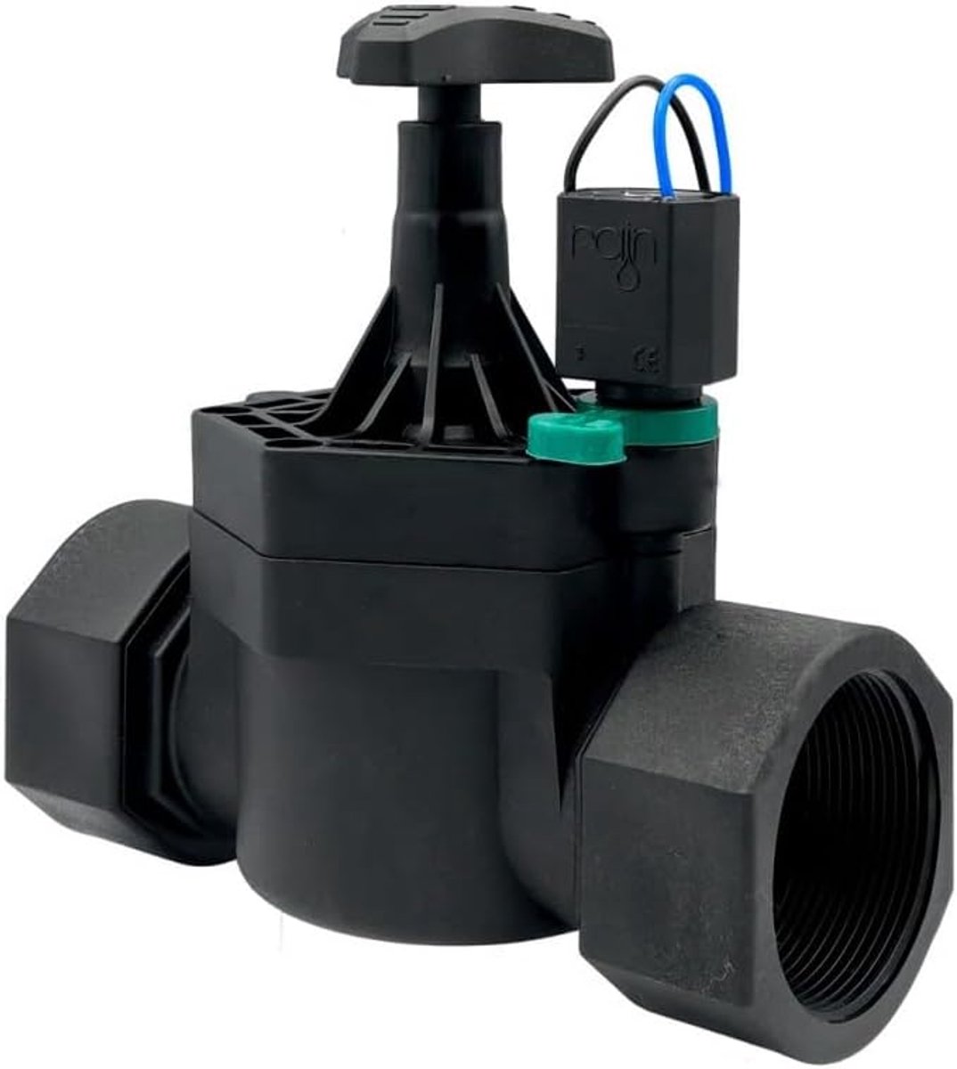 RIEGOPRO elektrische klep RAIN RN 160 PRO 9 V DC. Beschikbaar 1 1/2 inch en 2 inch binnendraad, werkt met 9 V DC (2 - ShopVlot
