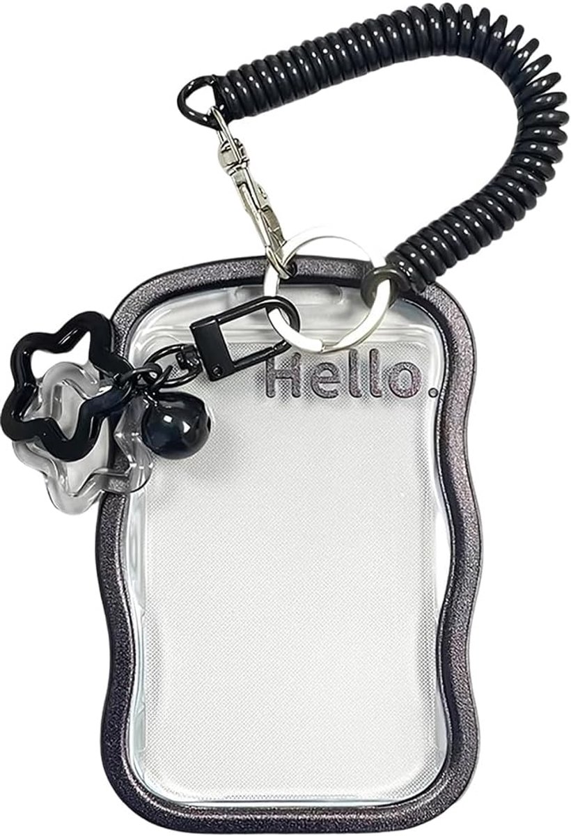 1 fotohouder met sleutelhanger, fotohouder met transparante ketting, fotohouder voor fandom, sleutelhanger voor - ShopVlot