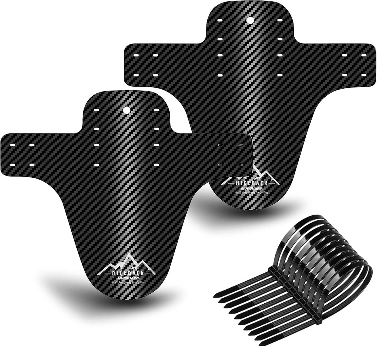 Mountain Bike Mud Guard Guard Mountain Bike Front and Rear Compatible with Mountain Bike Bicycle Accessories MTB Mud - ShopVlot