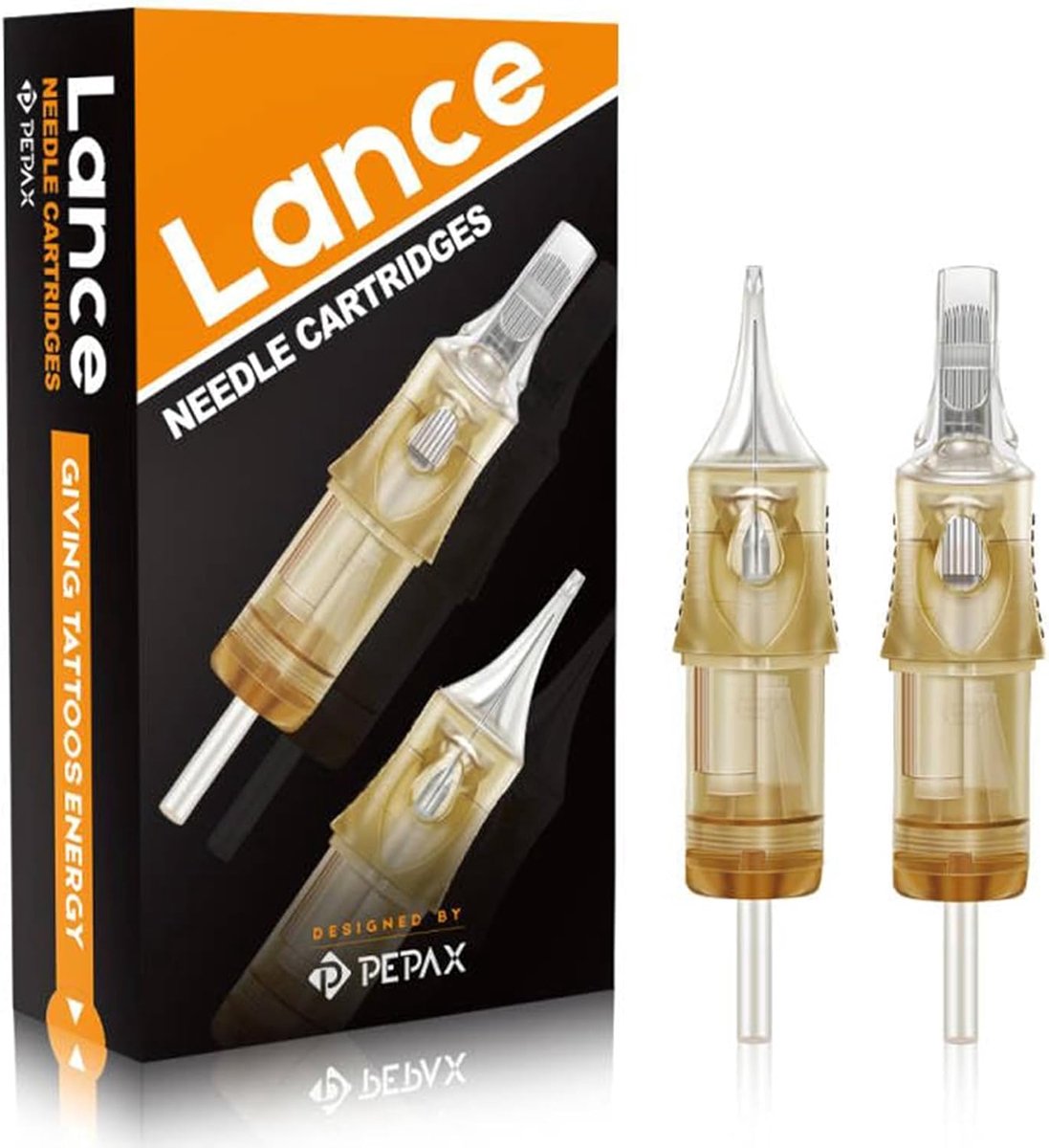 Lance Tattoo Needles - 20pcs 1214RSL Cartridge Needles #12 Diameter 0.35mm Round Shader Long Taper 3.5mm for Tattoo - ShopVlot
