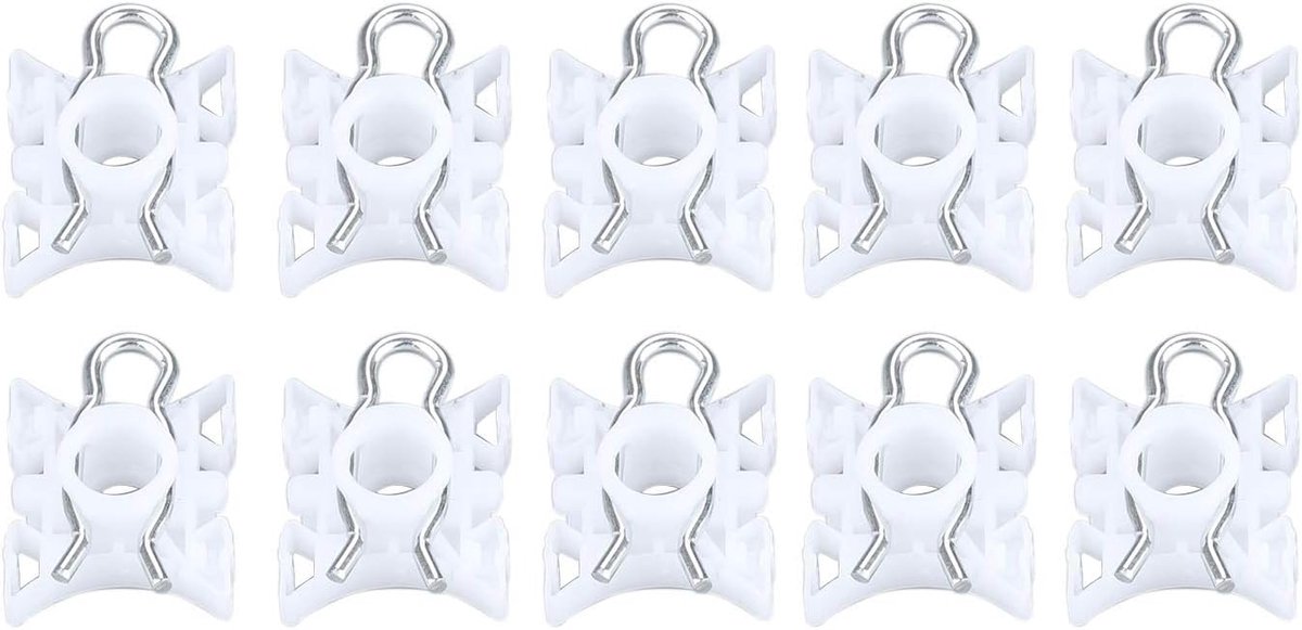 Pack of 10 clips for window lifter, swivel adjuster, automatic fixing elements - ShopVlot