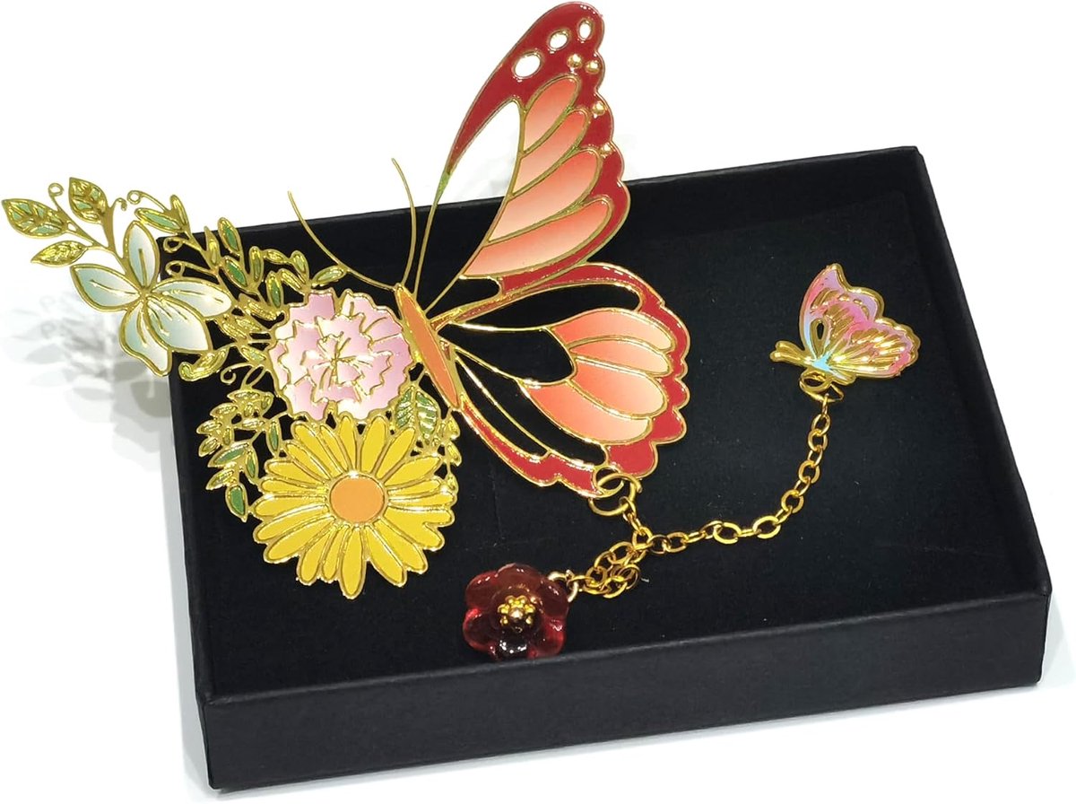 Butterfly Bookmark – Bookmarks for Reading Women, Gifts for Book Lovers – Cute Cool Bookmarks for Women, Teacher Deals - ShopVlot