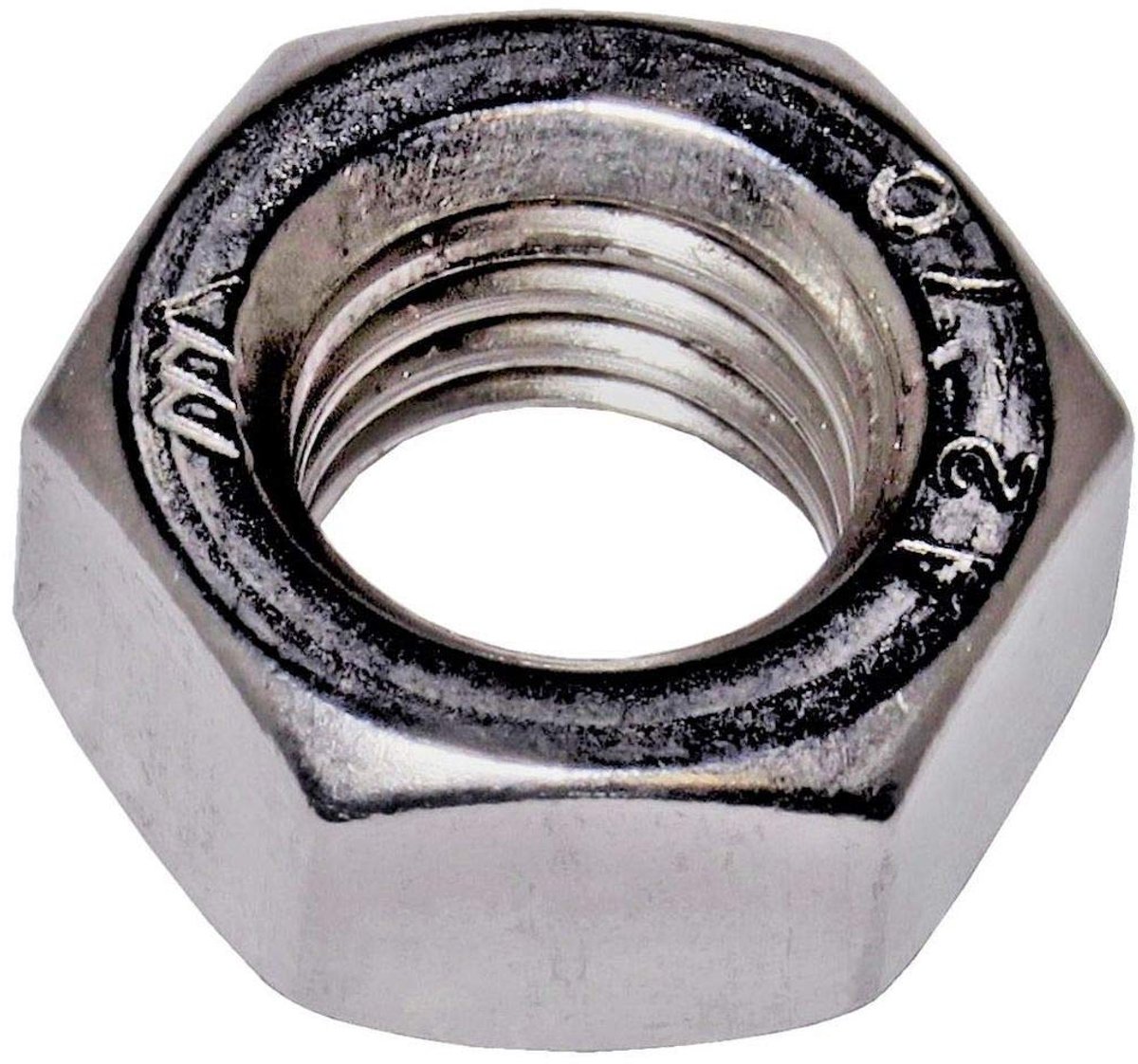 rohrfix-24 Pack of 100 Stainless Steel A2 Hex Nuts DIN 934 (M 8) - ShopVlot