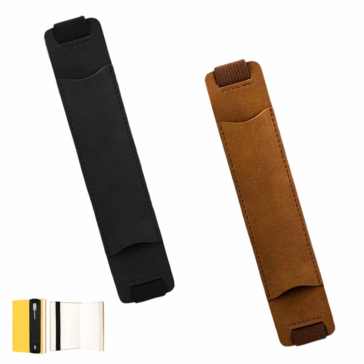 Solidchoice - Set van 2 Elastische Pennenhouders voor Notitieboeken