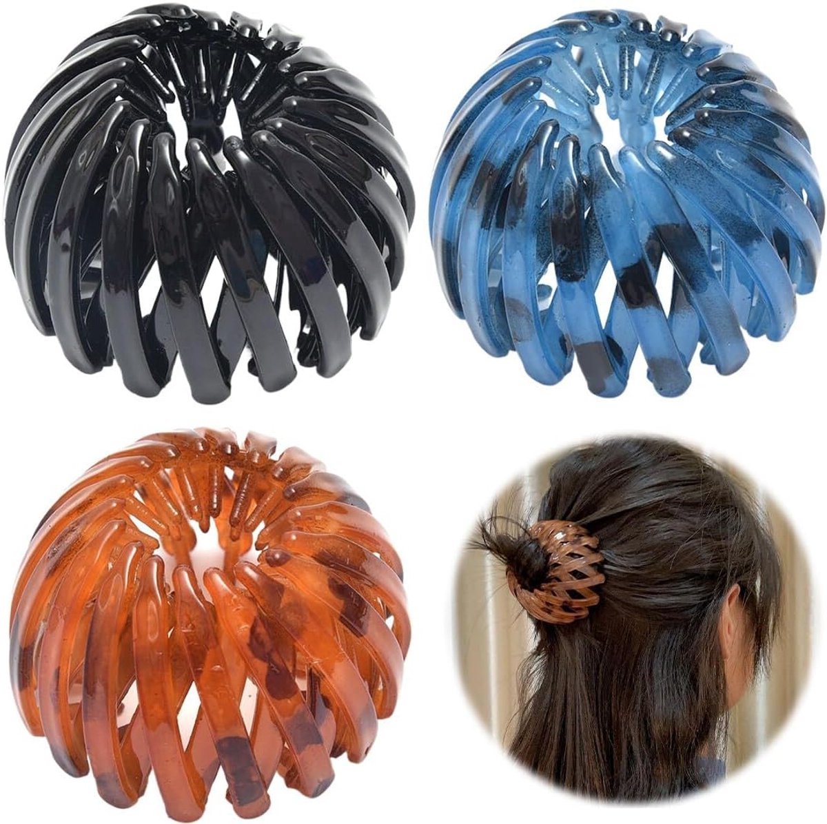 Haarspeld Set - Vintage Vogelnest - Grote Haarclip - Perfect als cadeau - ShopVlot