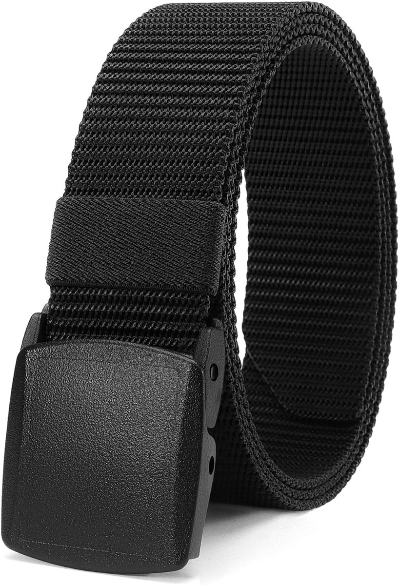 Herenriem 38 mm - Nylon met kunststof gesp - Inkortbaar - Ideaal voor dagelijks gebruik - ShopVlot