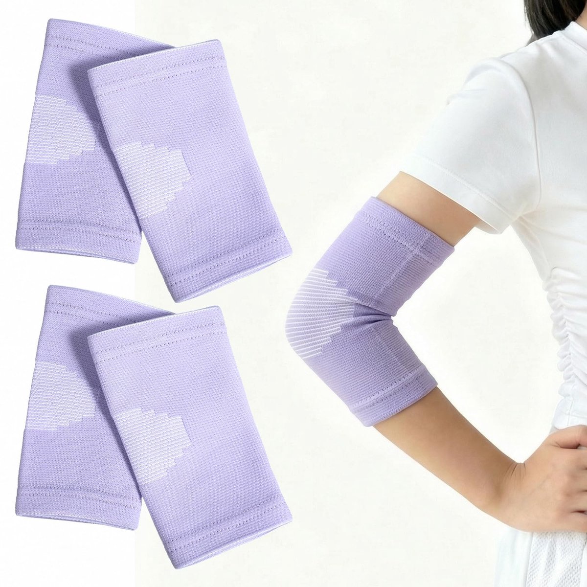 Solidchoice - 2 Paar Verstelbare Elleboogbandages voor Kinderen