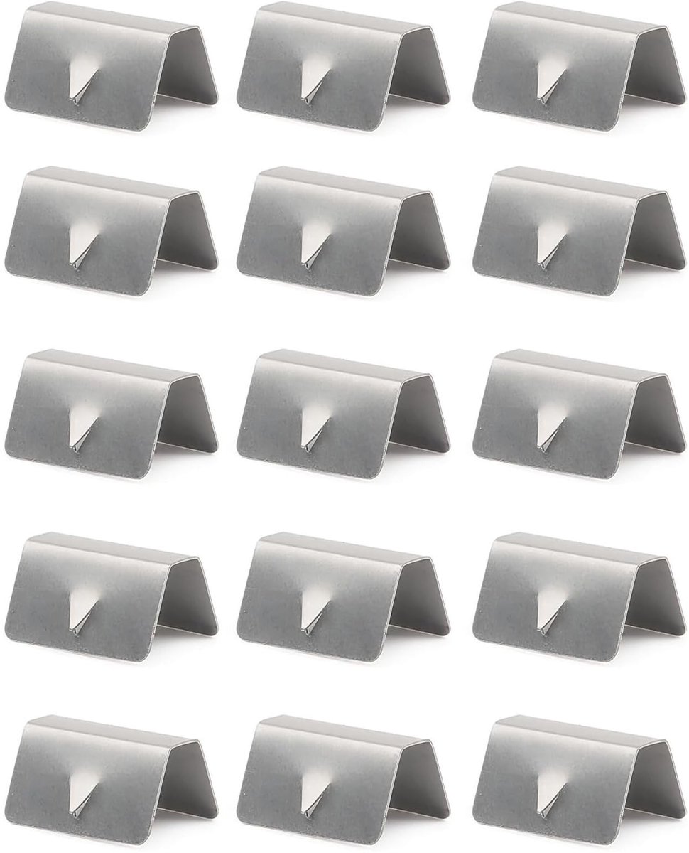 Solidchoice - Set van 16 Winddeflectorclips voor Auto's en Meubels