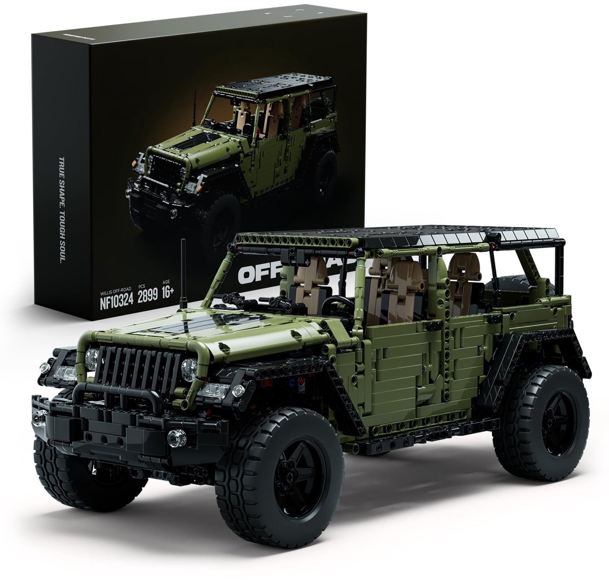 Solidchoice - 4x4 Off-Road Voertuig Bouwset voor Volwassenen, 2899 Onderdelen