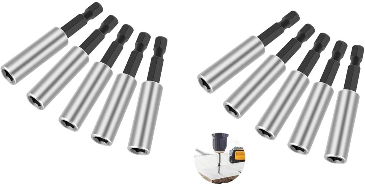 Solidchoice - Set van 12 Magnetische Schroevendraaiers met Extensies