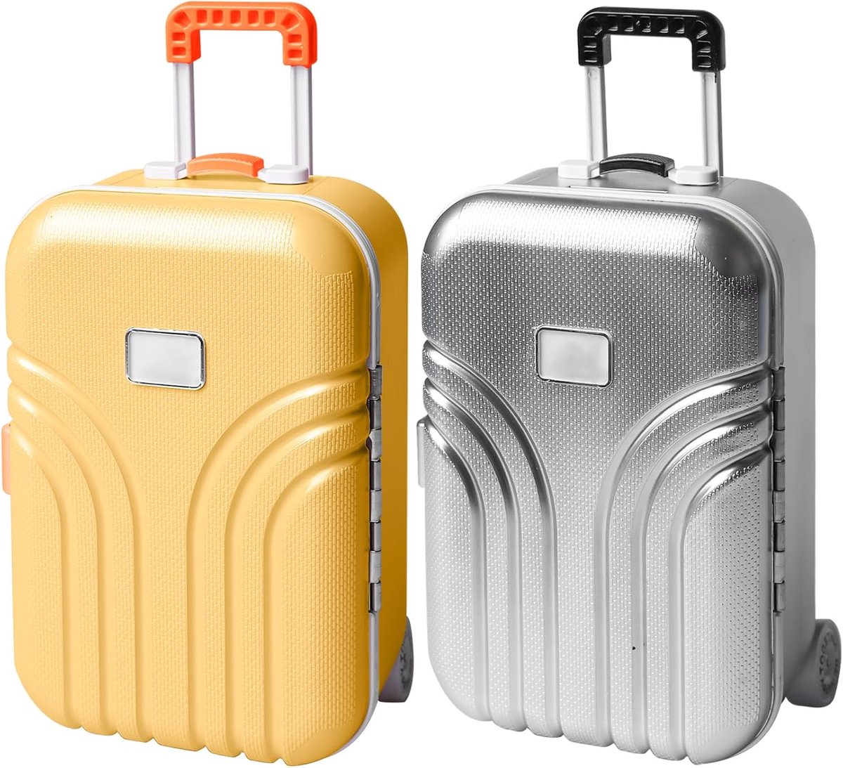 Spaarpot koffer 2pcs - plastic reiskoffer - innovatie handvat en wielen - leuk voor kinderen en volwassenen - ShopVlot