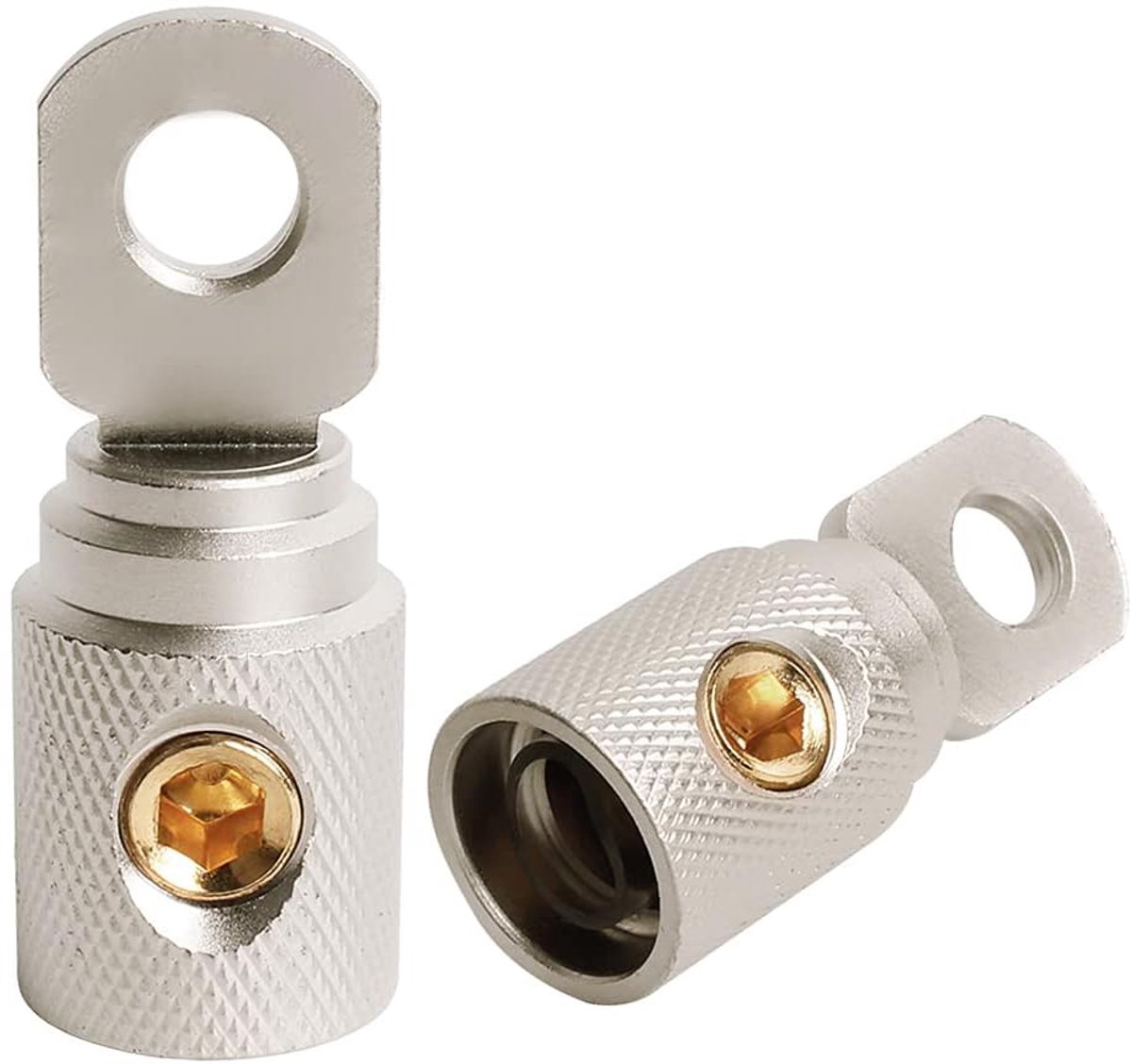 Batterij Ring Terminals 0 AWG - Vernikkeld Messing - Veilige Aansluiting - Eenvoudig te Installeren - ShopVlot