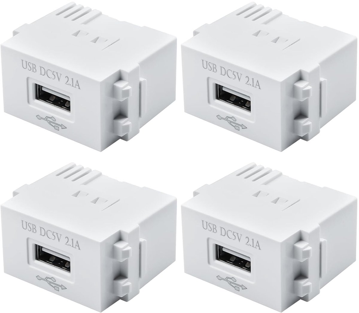 USB Power Module 220V - 5V Transformator - 2.1A Oplaadadapter - Geschikt voor Smartphones - ShopVlot