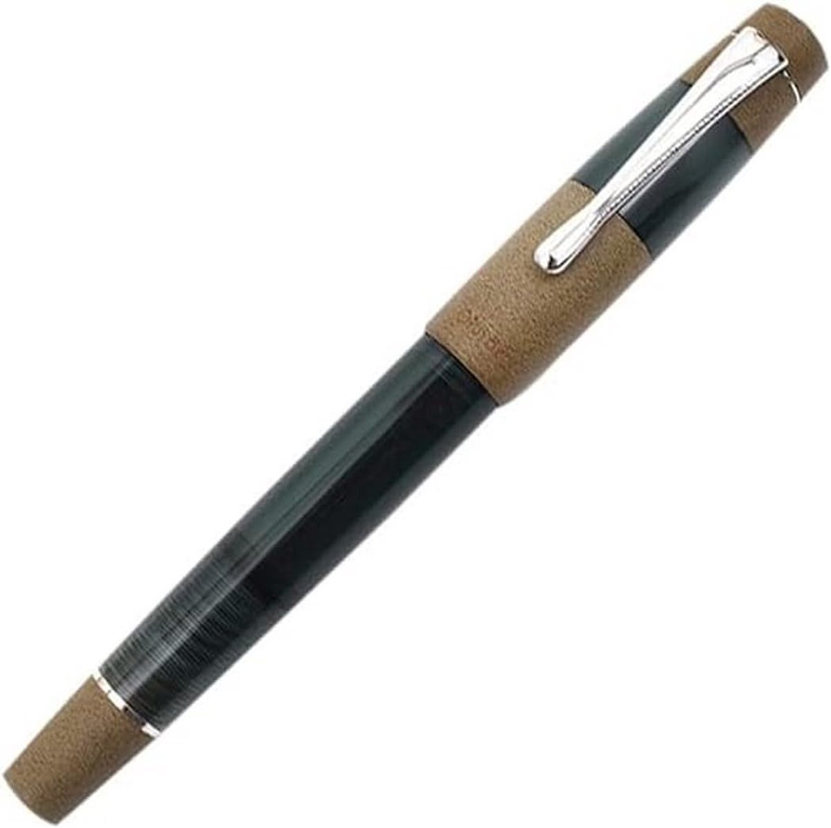 Vulpen brede nib - teal - semi-transparante behuizing - soepel schrijven - ShopVlot