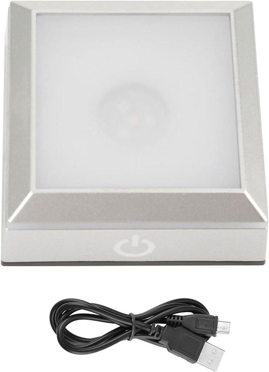 LED Display Plate - Kleurrijke kristallen standaard - 4 LEDs - Perfect voor het verlichten van 3D glas kunst - ShopVlot