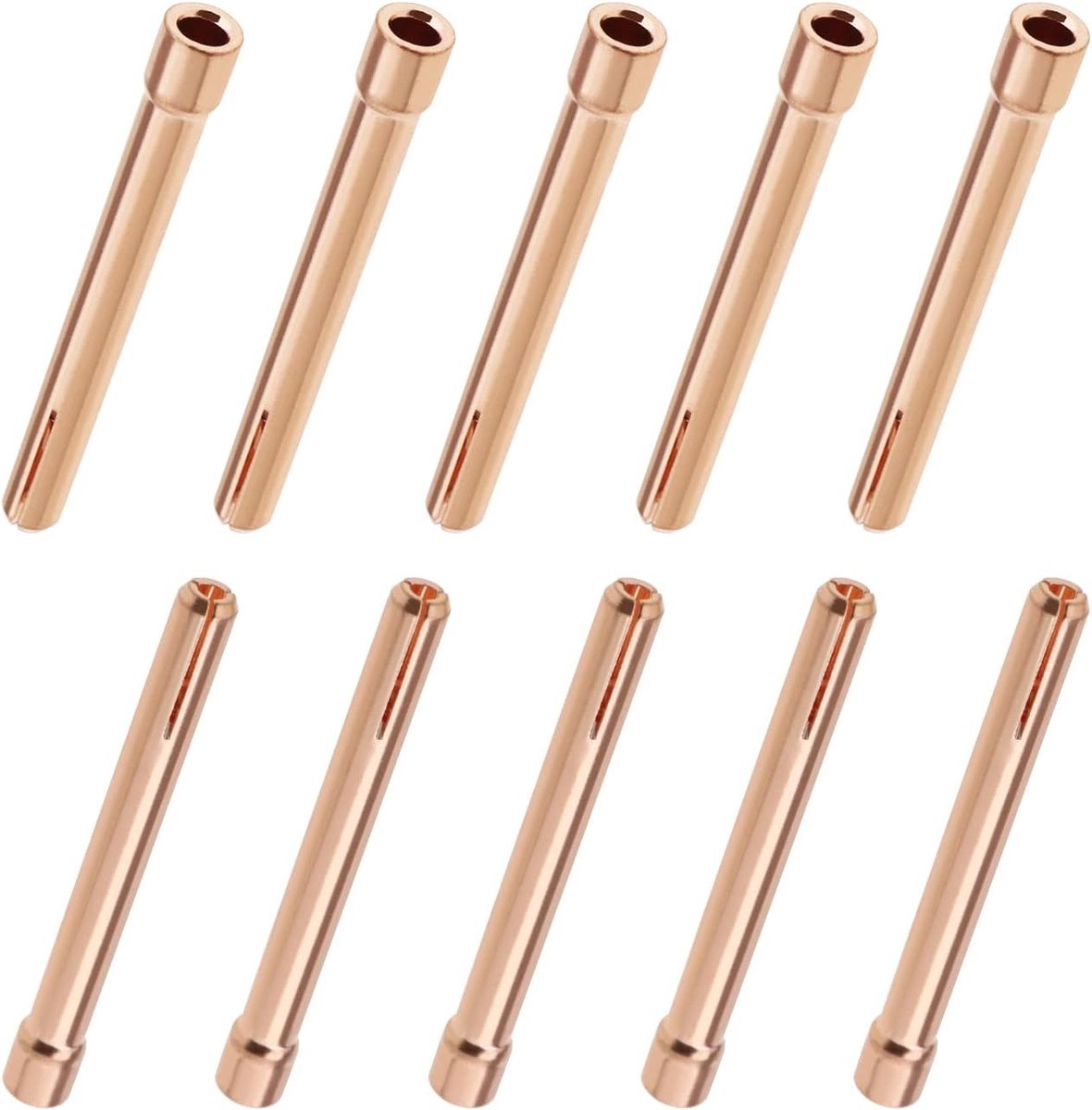 TIG collet tips 10N24 2.4mm - tungsten elektroden accessoires - eenvoudig te installeren - voor WP17 WP18 WP26 - ShopVlot