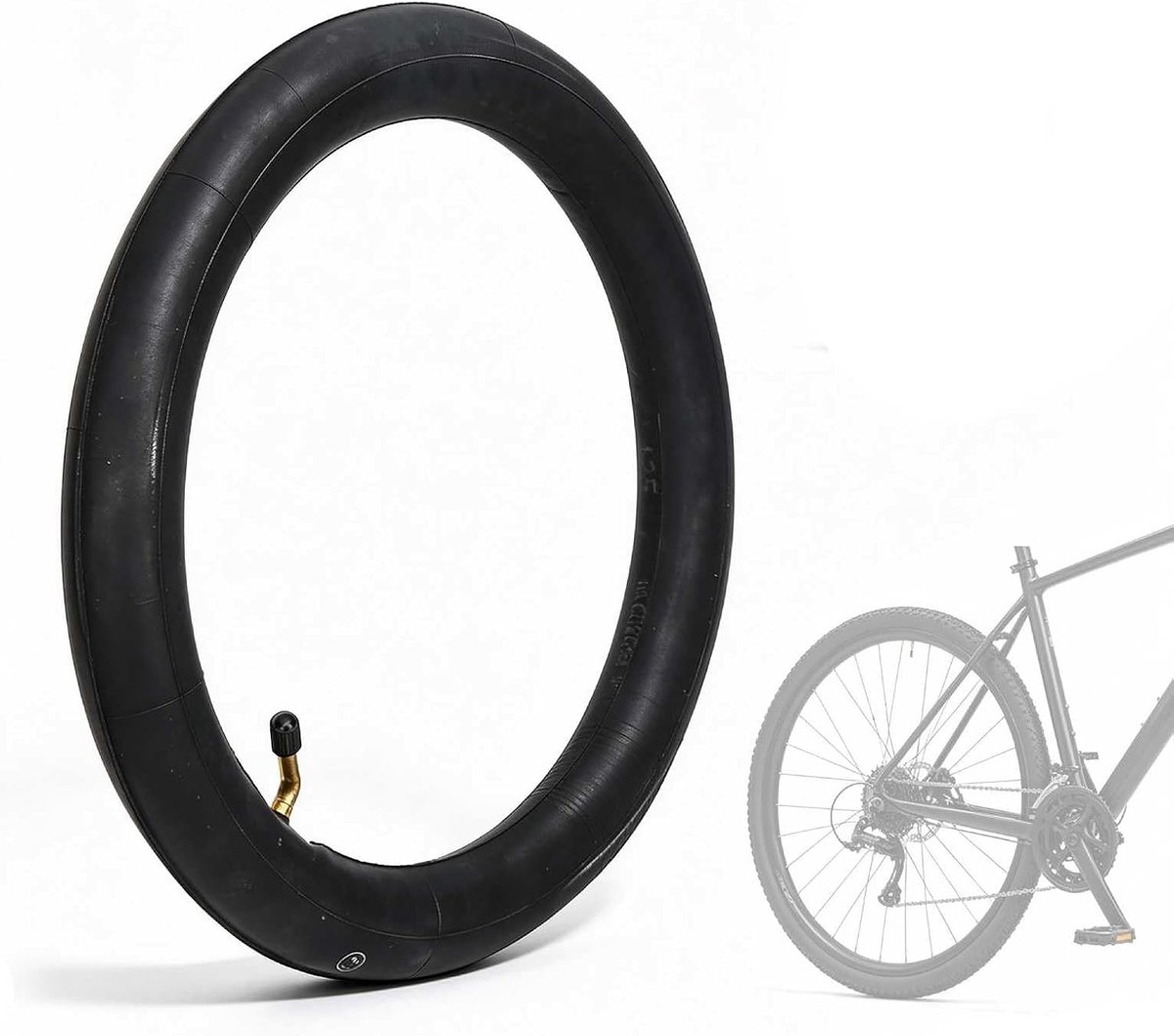 Butyl Rubber Binnenband 26 inch - Heavy Duty - Gebogen Ventiel - Lekvrije oplossing voor elektrische fiets - ShopVlot
