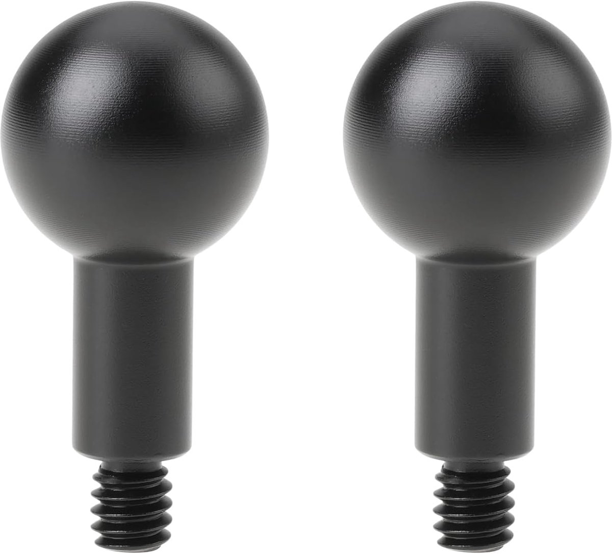 2Pcs D20x42mm Black Ball Head Adapter Mount 1/4-20 Wire Aluminum for Camera Brackets - ShopVlot