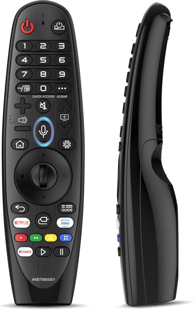 Afstandsbediening voor LG Smart TV, universele afstandsbediening Magic AKB75855501 MR19BA MR18BA MR20GA MR21GA MR22GA - ShopVlot
