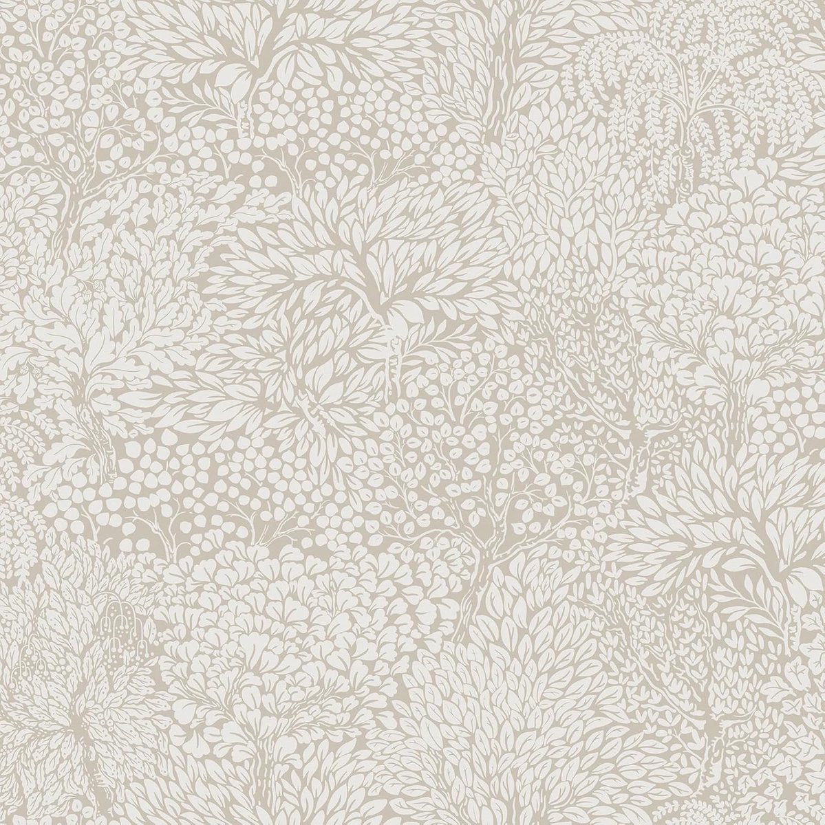 Timeet Zelfklevend behang bruin bloemenbehang 44CM×3M beige en taupe - ShopVlot