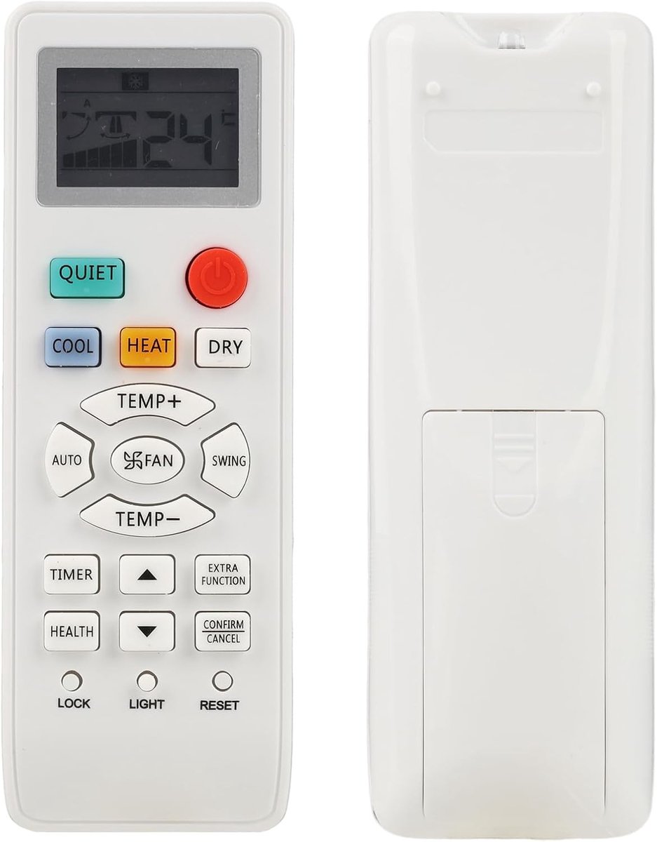 Afstandsbediening Airconditioning - vervangend model met timerfunctie - ergonomisch en van hoge kwaliteit - ShopVlot