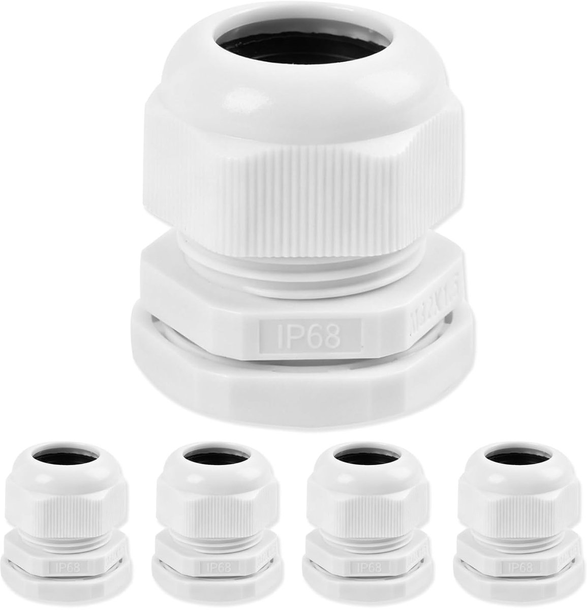 Kabeldoorvoeren M32 - Waterdicht IP68 - Voor kabels 16-21 mm - Geschikt voor buiteninstallaties - ShopVlot