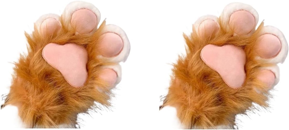 Pluche schoenen en handschoenen - pluche materialen - warm en comfortabel - ideaal voor koude dagen - ShopVlot