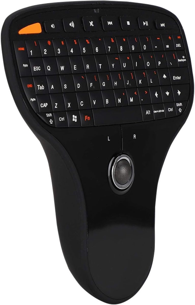 Draadloos Mini Toetsenbord - Ultralicht met Trackball - Voor TV en Computer - Gemakkelijk multimedia bedienen - ShopVlot