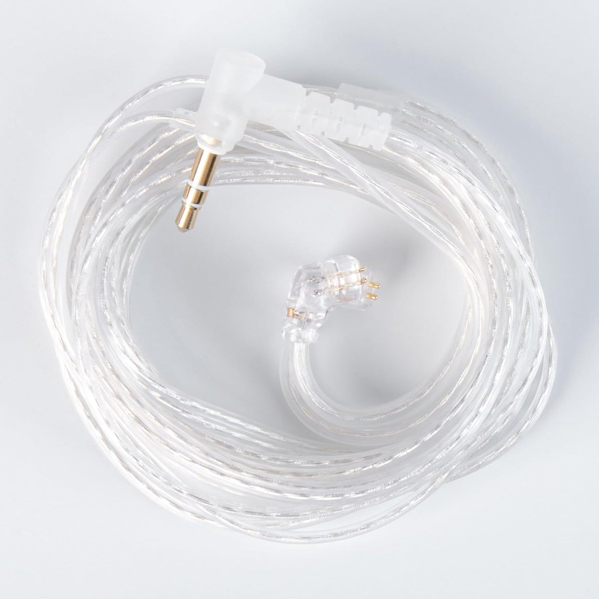 IEM Kabel 2 Meter - 5N OFC Zilver Geplateerd - Upgrade Draad - Verbeter uw luisterervaring - ShopVlot