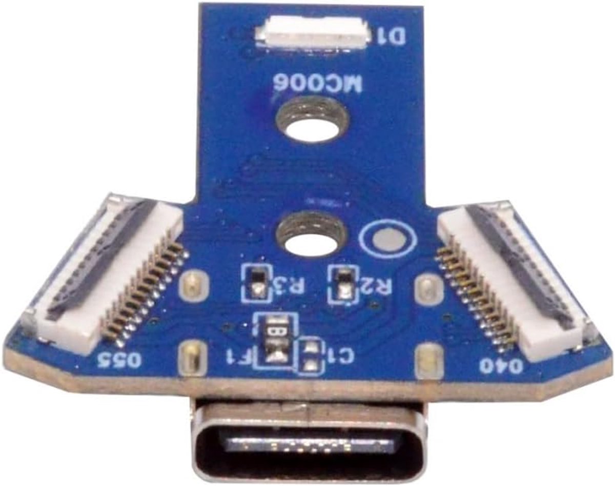 PS4 USB C DIY Socket - vervangadapter voor DualShock JDS-040/055 - micro USB naar USB C - eenvoudig zelf te solderen - ShopVlot