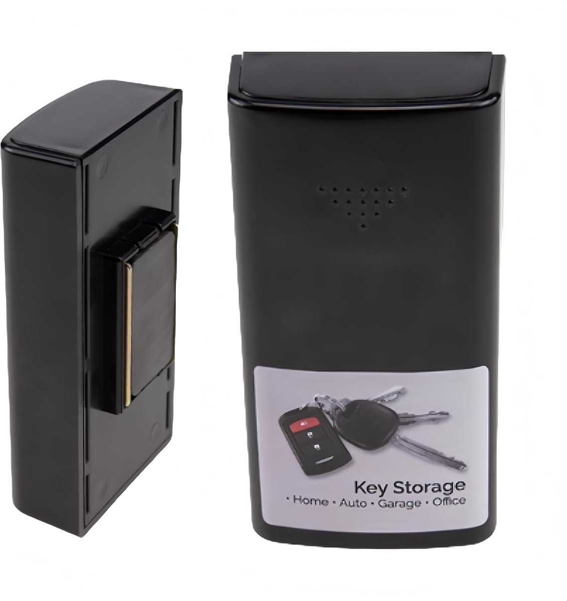 Magnetic Key Hiding, Magnetic Storage Box, Hides a Key Outside for Keys, Outdoor Key Holder, Magnetic Key Box, 2 - ShopVlot