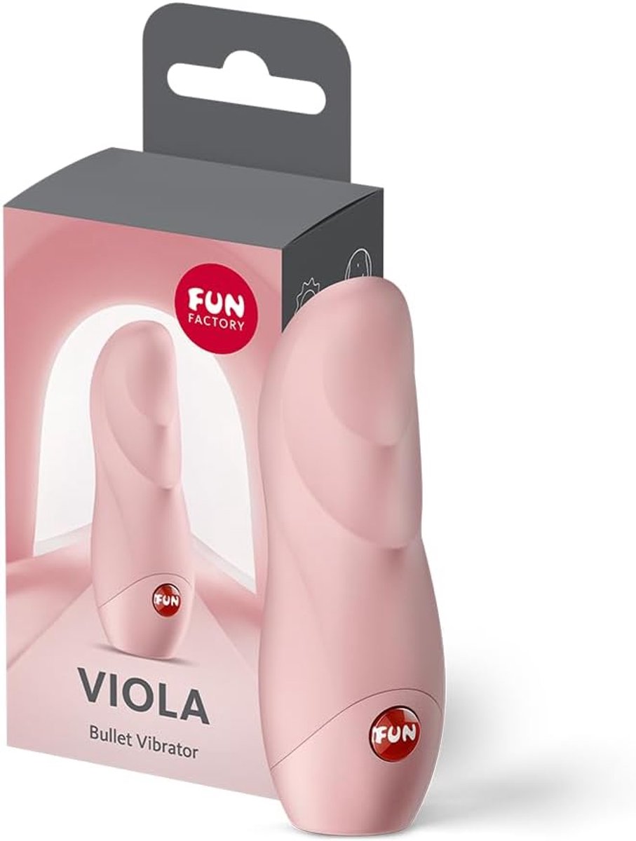 Fun Factory Viola - Mini Vibrator for Women - 12 Vibration Programmes - Travel Size - IPX7 Waterproof - ShopVlot